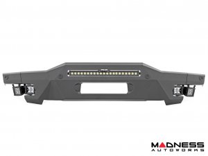 Ford Bronco Front Bumper - High Clearance - 20" Black Series Light Bar & Black Series Amber DRL Cubes Ford Bronco Front Bumper - High Clearance - 20" Black Series Light Bar & Black Series Amber DRL Cubes